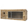 Voldux Hondenkennel | Luna | XL| Dakleer| Geïmpregneerd hout (onderhoudsvrij)