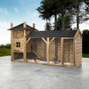 Onderhoudsvrije Houten Kippenhok Joost 4 Kippen 340 × 110 × 190 | Glorenza