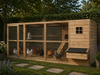 Premium Onderhoudsvrij Kippenhok Luuk 448x179x183 | Glorenza